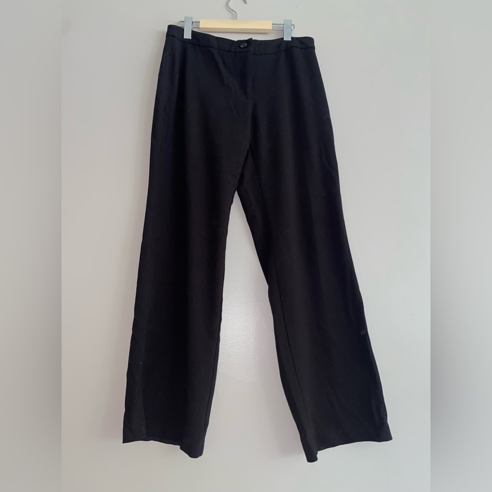 Classic Black Women's Trousers Low rise